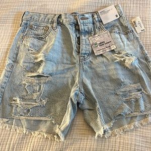 NWT AERO DENIM SHORTS